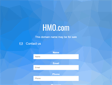 Tablet Screenshot of hmo.com